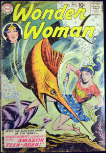 Wonder Woman Mer-Boy benzi desenate comics vechi silver age