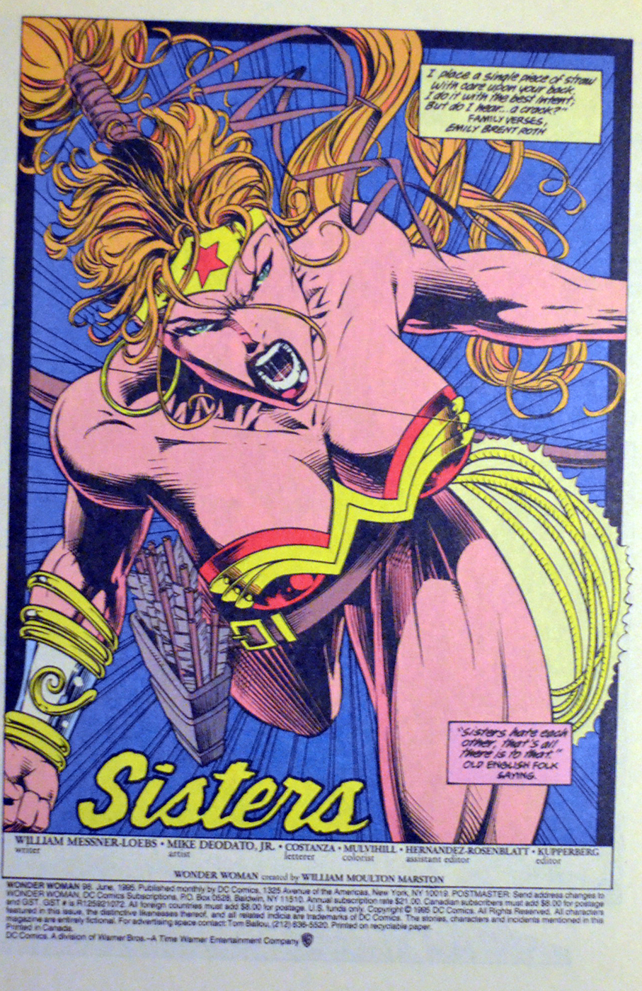 Wonder Woman surori sexy benzi desenate comics