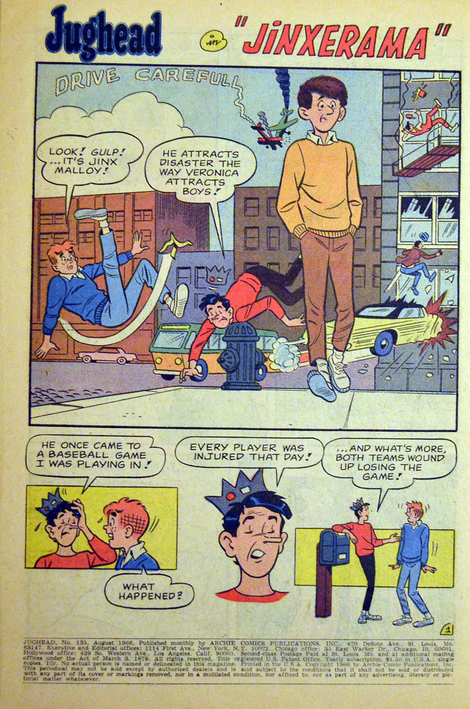 Jughead Archie benzi desenate comics vechi silver age