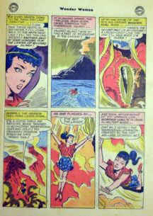Wonder Woman Mer-Boy benzi desenate comics vechi silver age