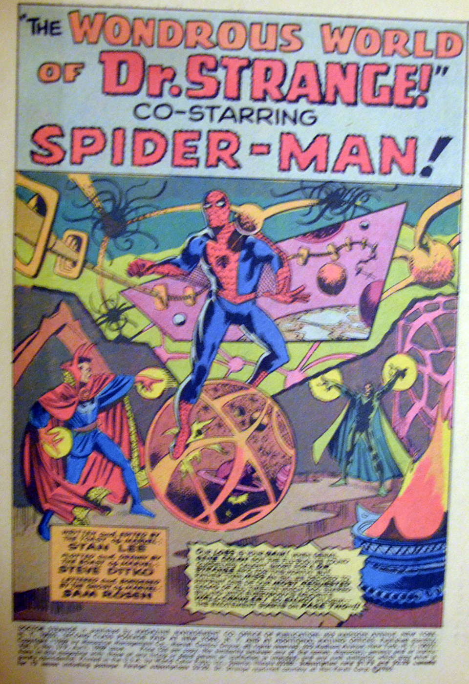 Dr Strange Spider-Man benzi desenate vechi Romania