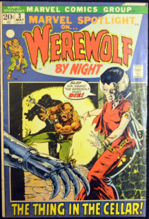 Marvel WErewolf by Night benzi desenate comics