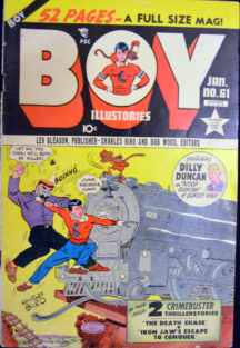 Boy Comics Gold Age Hitler benzi desenate vechi