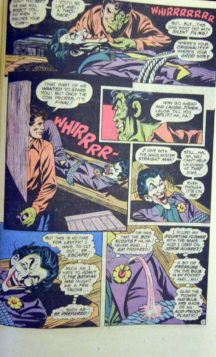 Joker Two Face benzi desenate vechi DC Comics