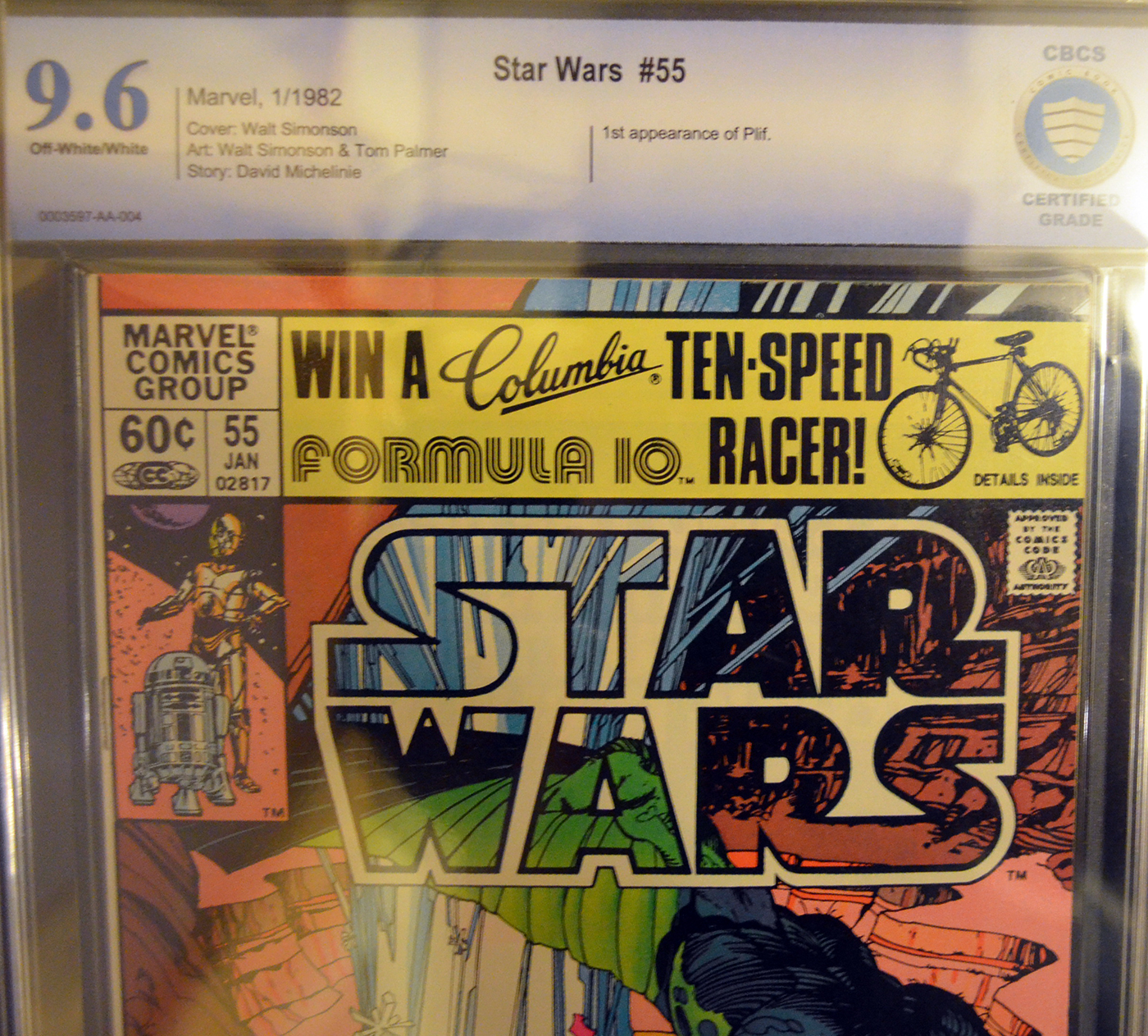 Star Wars Leia Organa CBCS CGC banda desenata comic