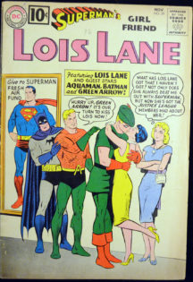 Justice League silver age batman superman lois lane benzi desenate