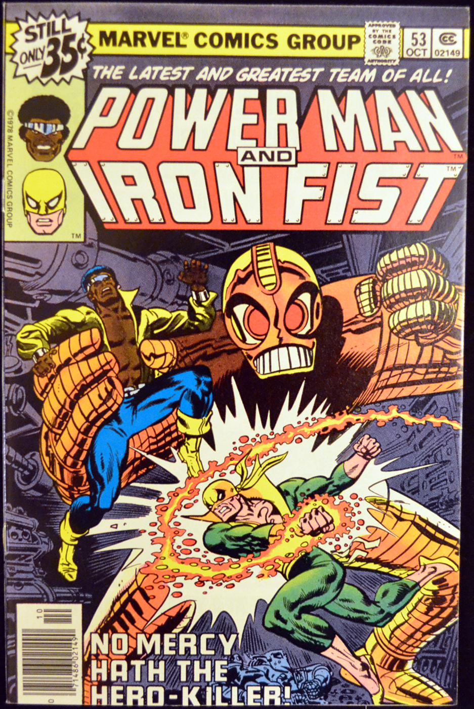 Power Man Iron Fist benzi desenate vechi marvel Romania