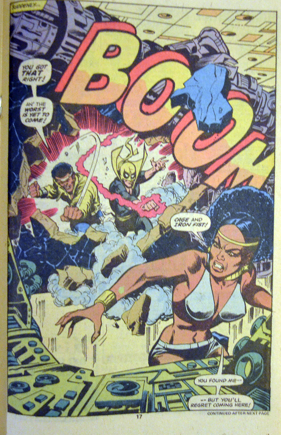 Power Man Iron Fist benzi desenate vechi marvel Romania