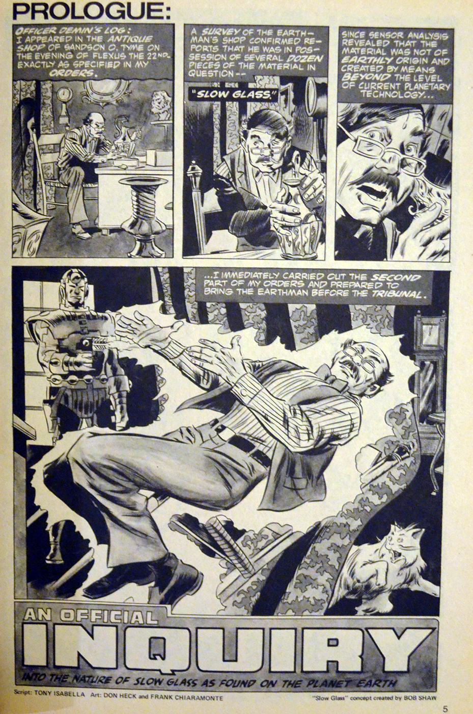 Curtis SF revista magazine benzi desenate science fiction