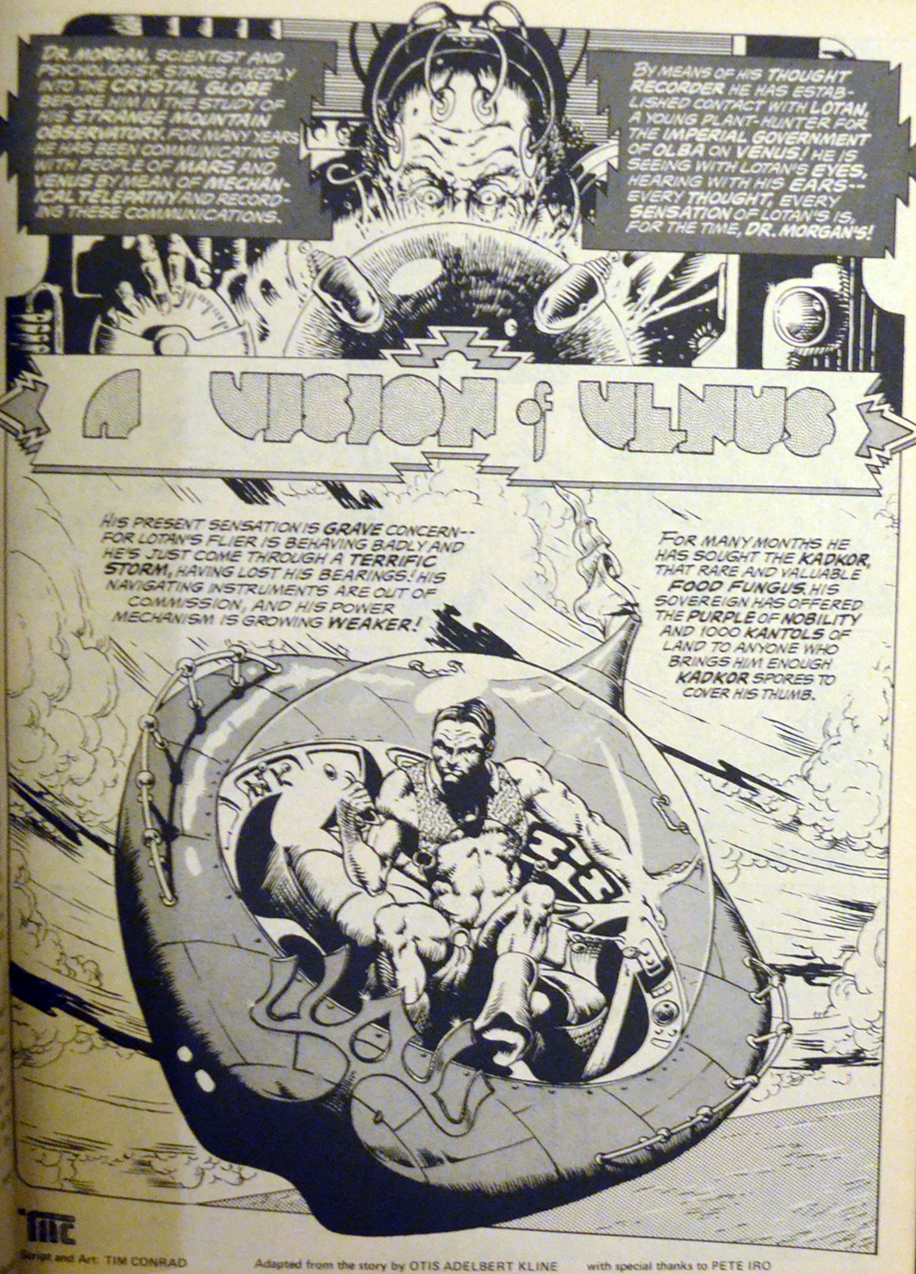 Curtis SF revista magazine benzi desenate science fiction