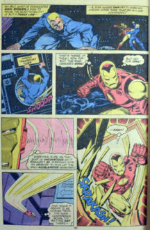 Jim Rhodes Iron Man banda desenata prima aparitie