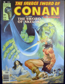 Savage sword of Conan benzi desenate vechi marvel