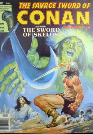 Savage sword of Conan benzi desenate vechi marvel