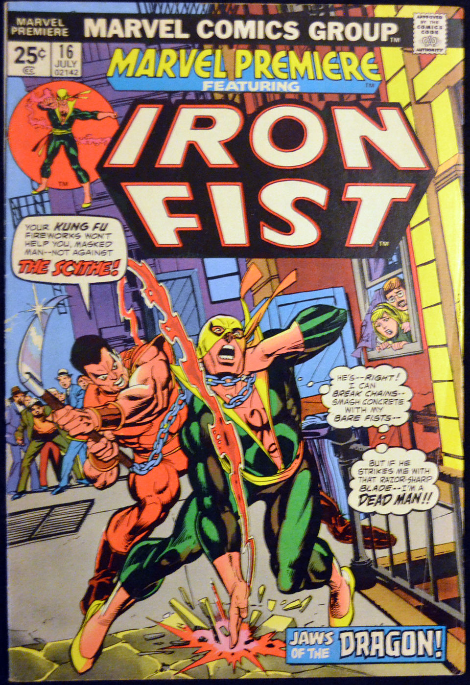 Fu-Hsi. Scythe, Shou-Lao the Undying, Thunderer iron Fist banda desenata