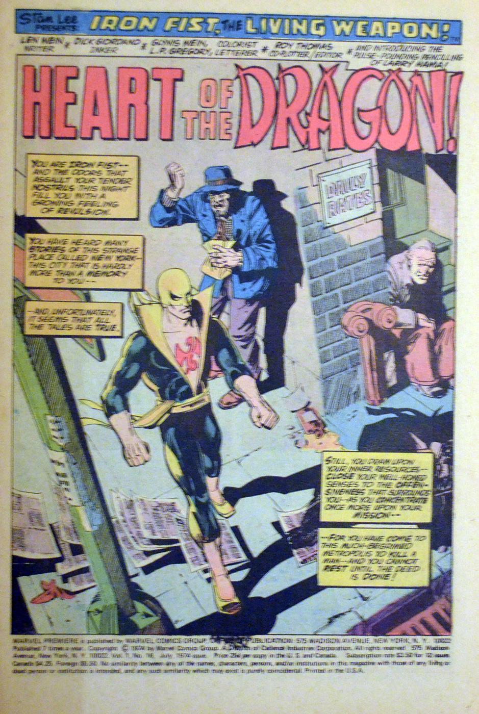 Fu-Hsi. Scythe, Shou-Lao the Undying, Thunderer iron Fist banda desenata