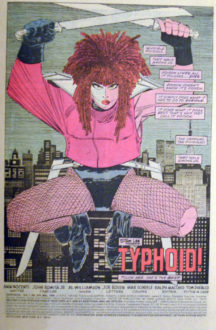 Daredevil Typhoid Mary benzi desenate vechi