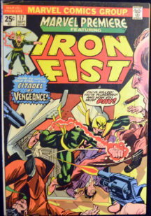 Triple-Iron iron fist Marvel benzi desenate vechi