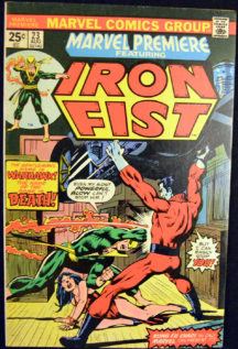 Iron Fist Marvel benzi desenate vechi Warhawk