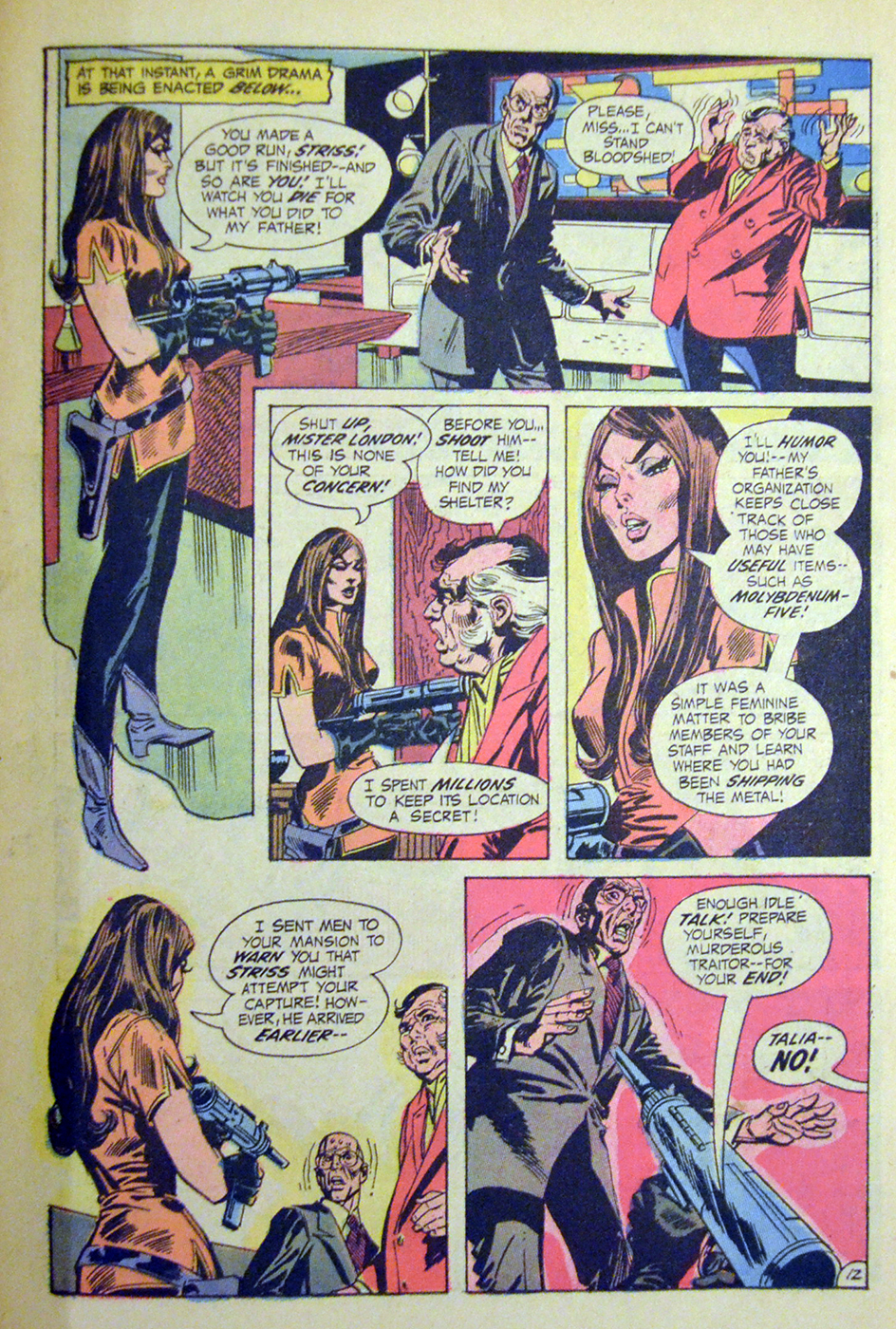 Talia al Ghul cover benzi desenate cu Batman comics Ra al Ghul