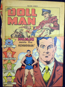Feature Comics Doll Man benzi desenate gold age