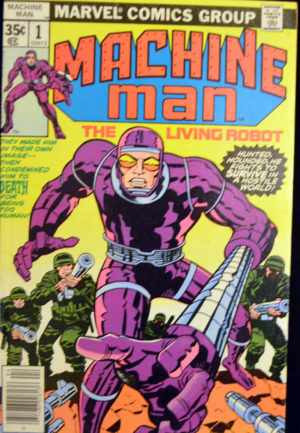 Jack Kirby Machine Man benzi desenate vechi Marvel