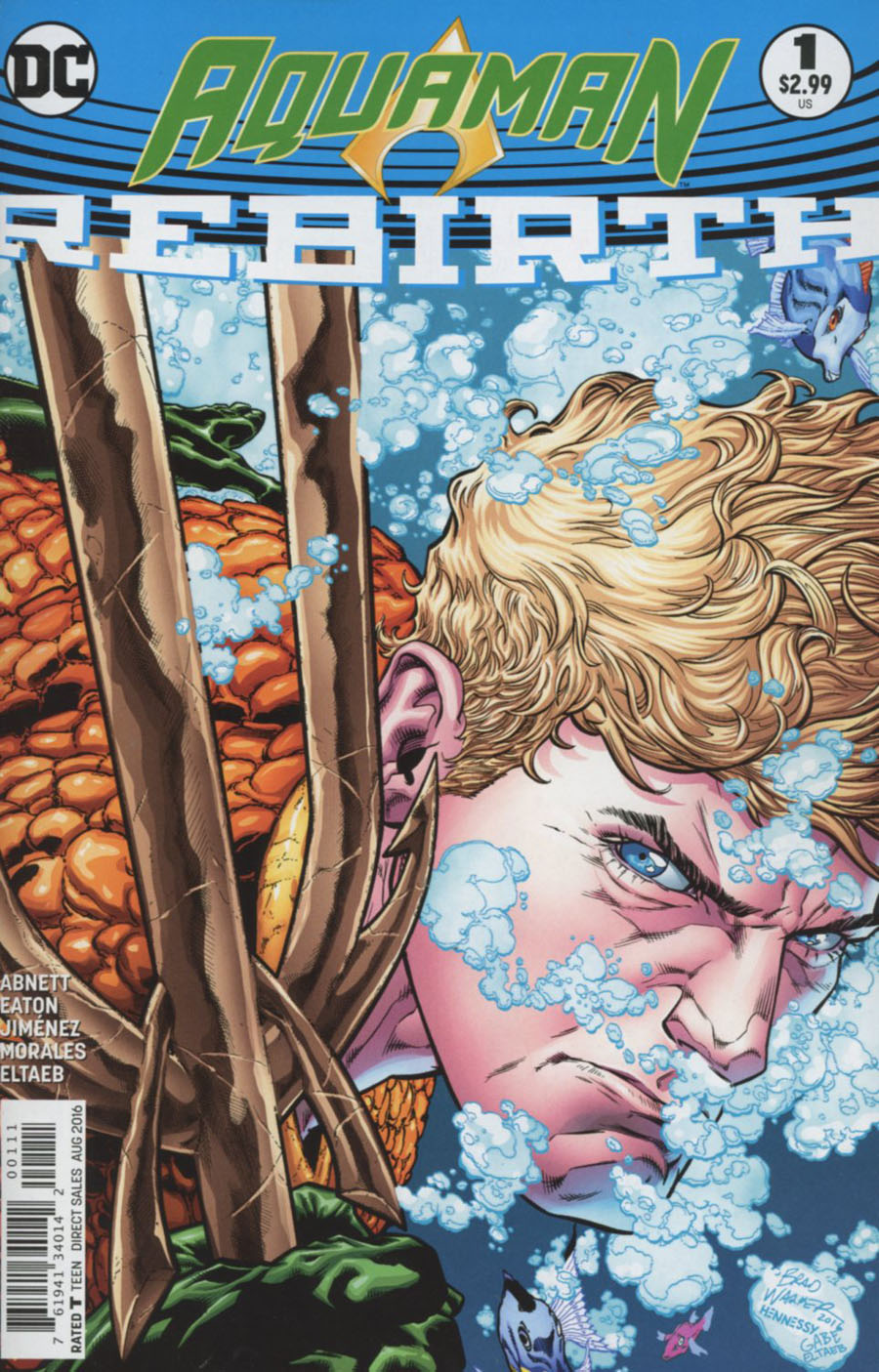 Aquaman Rebirth benzi desenate noi magazin