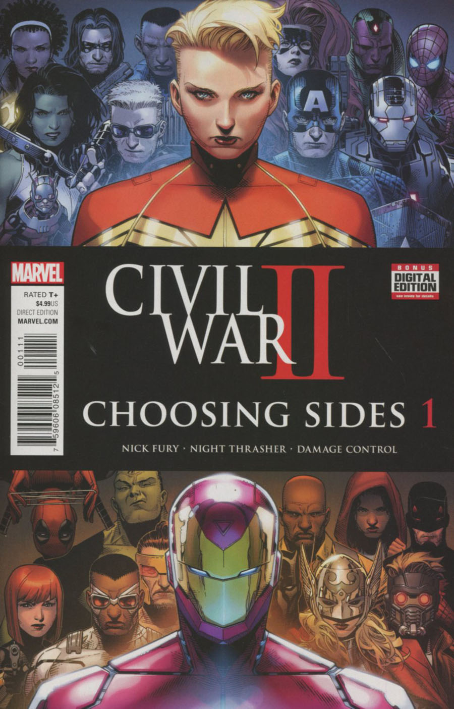 Civil war choosing sides marvel benzi desenate noi