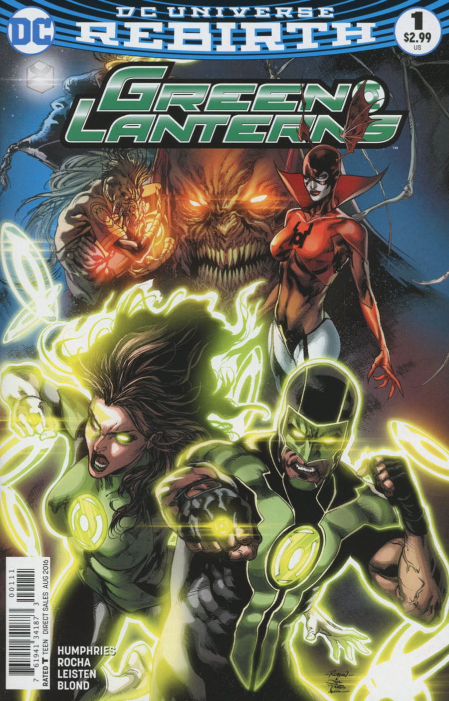 Green Lanterns dc comics Rebirth