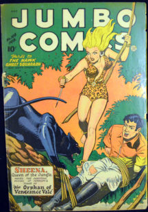 Sheena Jumbo Comics benzi desenate gold age