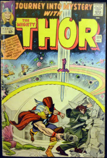 Journey into Mystery Thor benzi desenate comics vintage