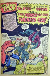 Journey into Mystery Thor benzi desenate comics vintage