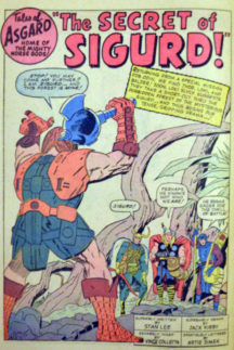 Journey into Mystery Thor benzi desenate comics vintage