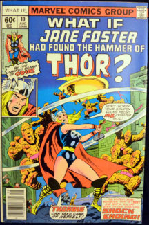 What If Jane Foster Thor benzi desenate vechi Marvel