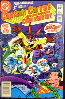 captain carrot benzi desenate vechi dc comics superman