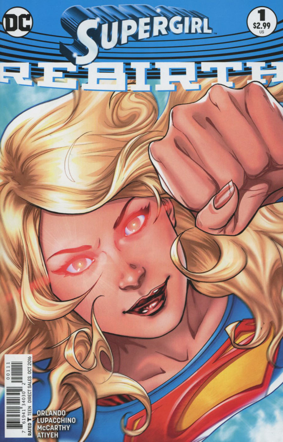 Supergirl Rebirth #1 benzi desenate noi