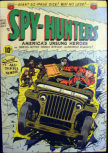 banda desenata golden age spy-hunters al doilea razboi comics
