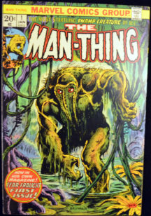 Man-Thing origine benzi desenate vechi silver age duck