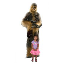 CHEWBACCA Star Wars VII Force Awakens CARDBOARD CUTOUT marime reala