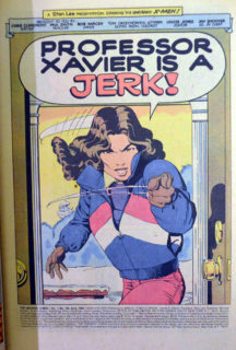 Xavier Kitty Pride Marvel X-Men Uncanny comics vechi