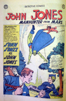 Detective Comics gold age Batman John Jones from mars