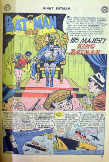 Batman numar gigant benzi desenate vechi Marvel Alfred