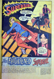 Supergirl Superman benzi desenate comics vechi