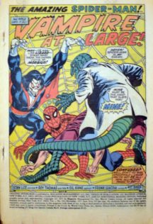 Morbius Spider-Man Vampir benzi desenate comics Marvel