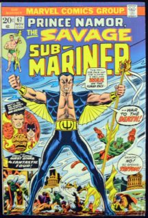 Triton Namor Sub-Mariner benzi desenate Marvel Vechi