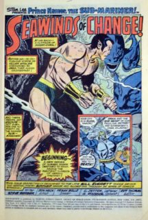 Triton Namor Sub-Mariner benzi desenate Marvel Vechi