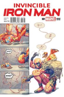 Iron man Deadpool benzi desenate comics variante