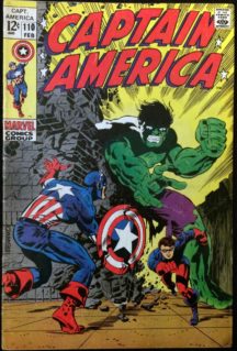 Captain America 110 steranko hulk vs captain america comics