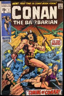 Conan Barbarian origine numar cheie Marvel prima aparitie comics