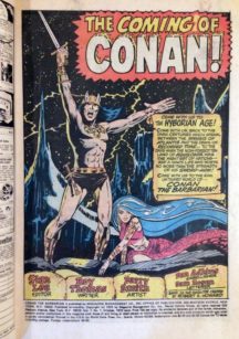 Conan Barbarian origine numar cheie Marvel prima aparitie comics