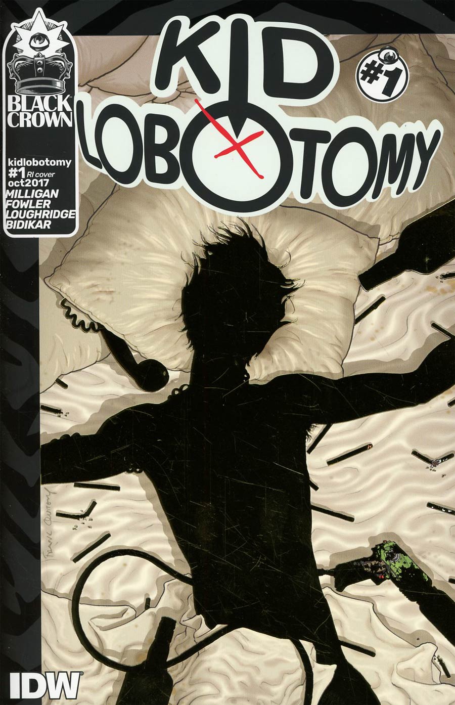 Kid lobotomy black crown cover translucent